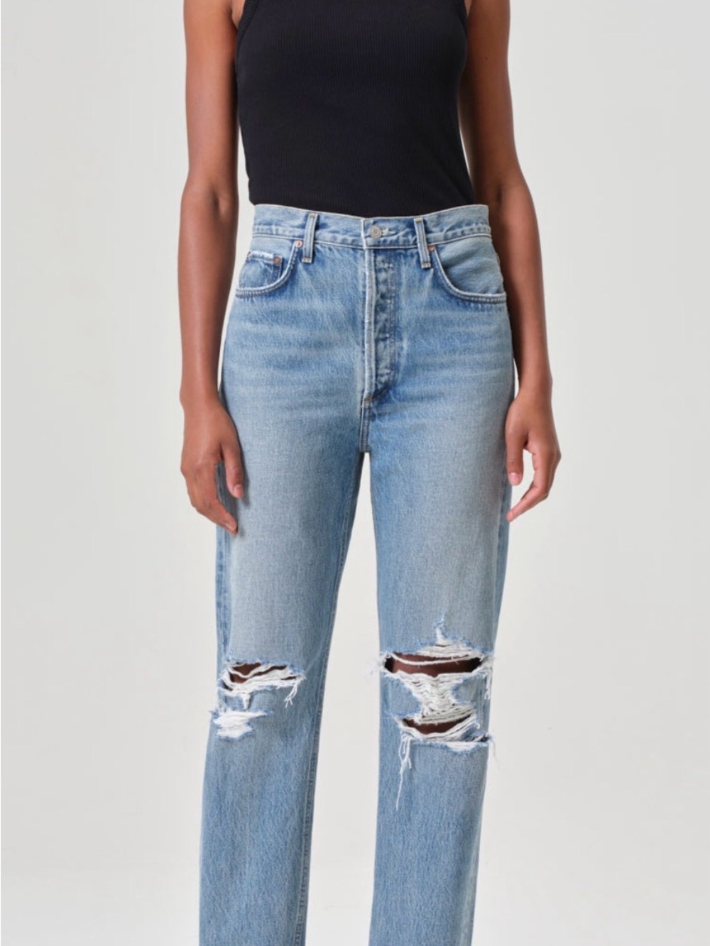 Agolde 90s Pinch Waist High Rise Straight Leg Jeans